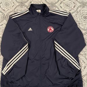 Adidas Boston Red Sox Windbreaker, XL Navy Blue